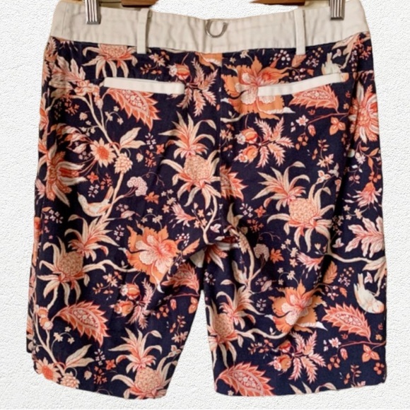 Leifsdottir by Anthropologie Maypol Floral and Bird Bermuda Shorts - Picture 9 of 12